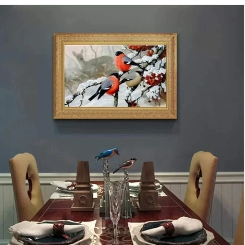 Paint by Numbers Canvas - Snow Birds